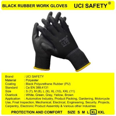 Uci Safety Montir Berkebun Palmfit Safety Gloves - Gambar 4