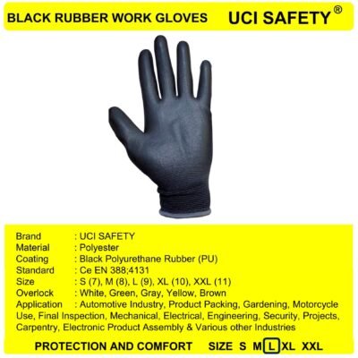 Uci Safety Anti Slip Palmfit Tukang Safety Gloves