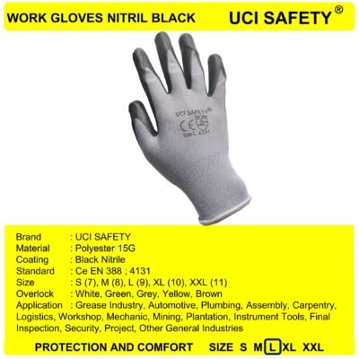 Gloves Electrical Safety Gloves Anti Slip - Gambar 5