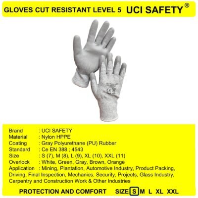 Sarung Tangan Hand Gloves Berkebun Anti Gores Bengkel Cut Glove Anti Iris
