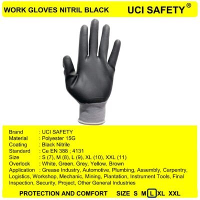Gloves Electrical Otomotif Safety Gloves Bengkel - Gambar 3