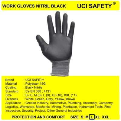 Uci Safety Mekanik Nylon Multitask Security - Gambar 4