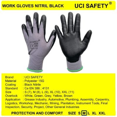 Gloves Anti Licin Tukang Teknik mesin Work