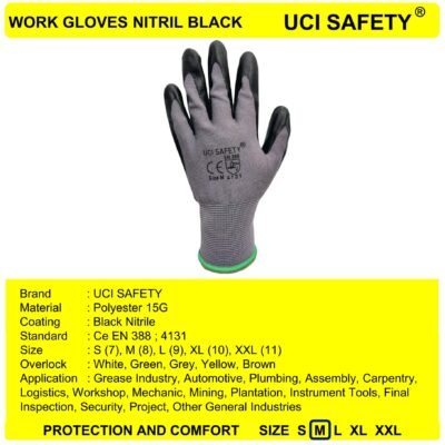 Gloves Electrical Work Multi Purpose Safety Kerja - Gambar 5
