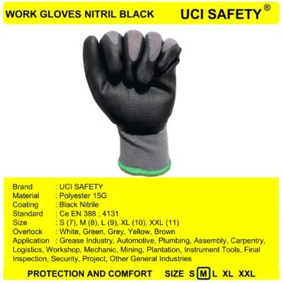 Uci Safety Multi Purpose Mechanical Kerja Nitril