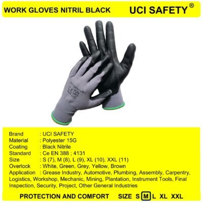 Uci Safety Industri Abu abu/Black Multi Purpose