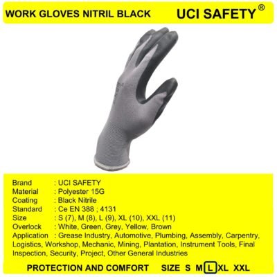 Uci Safety Safety Gloves En Mechanical - Gambar 3