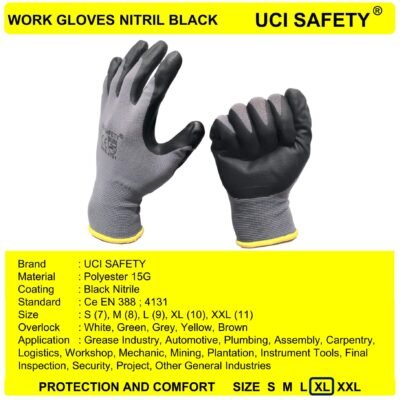 Gloves En Mechanical Pabrik Anti Slip