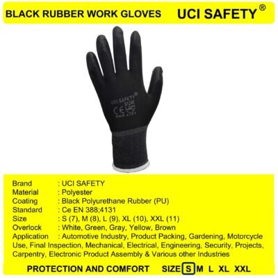 Uci Safety Tukang Pabrik Satpam Safety Gloves