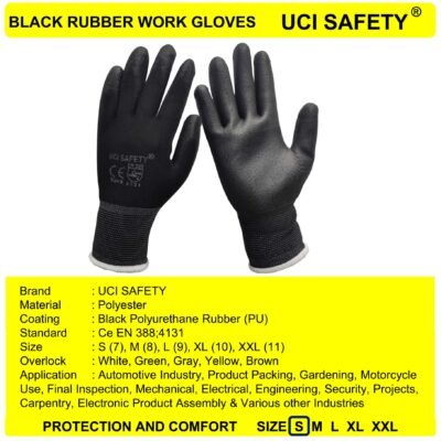 Uci Safety Kerja Berkebun Palmfit Coating Karet - Gambar 3