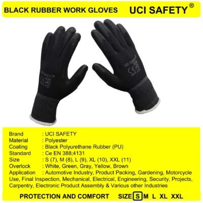 Uci Safety Proyek Safety Gloves Bagunan otomotif