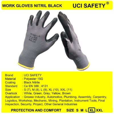 Uci Safety Work Greasy Mechanical En 388 - Gambar 2