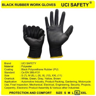 Uci Safety Industri PU Anti Slip Berkebun - Gambar 5