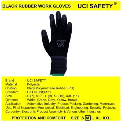 Uci Safety Packing Tukang Proyek Hitam - Gambar 2