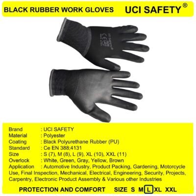 Uci Safety Tukang Mekanik Polyester Bahan Nylon - Gambar 3