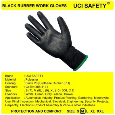 Uci Safety Packing Anti Slip PU Mekanik