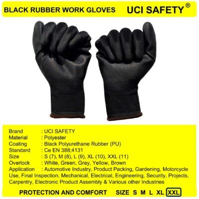 Uci Safety PU Montir Pengaman kerja Security - Gambar 3