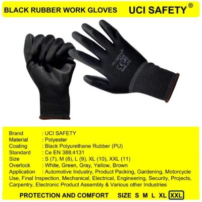 Uci Safety Montir Berkebun Palmfit Safety Gloves - Gambar 3