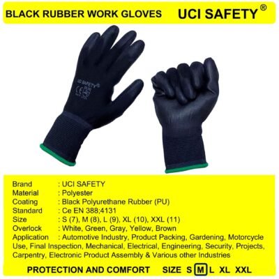 Uci Safety Karet Proyek Berkebun Dilapisi Karet - Gambar 4