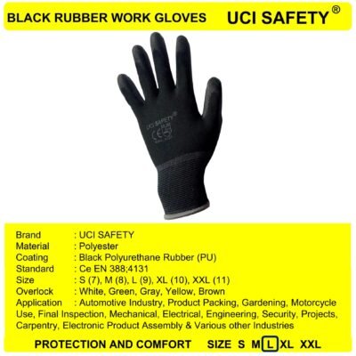 Uci Safety Satpam Anti Slip Kerja otomotif - Gambar 3