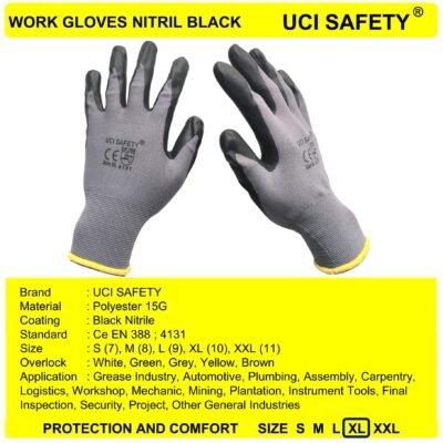 Uci Safety Electrical Anti Slip Mechanical Work