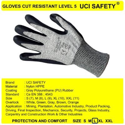 Uci Safety Anti Pisau Potong Mekanik Berkebun - Gambar 4