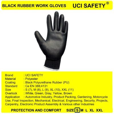 Uci Safety Polyurethane Anti Slip PU Mekanik - Gambar 4