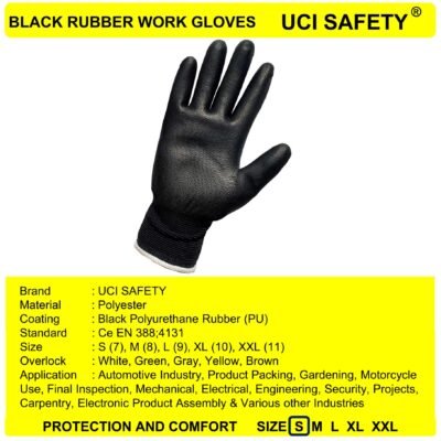 Uci Safety Security Bagunan Palm Fit Polyester - Gambar 5