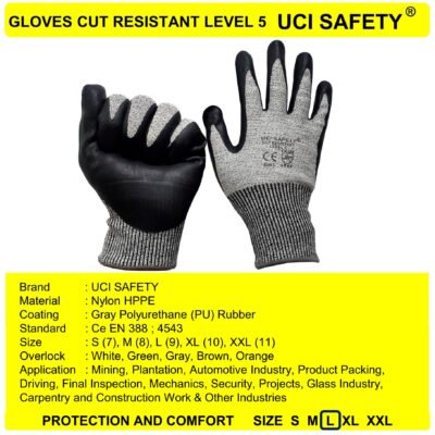 Uci Safety Anti Pisau Potong Mekanik Berkebun - Gambar 5