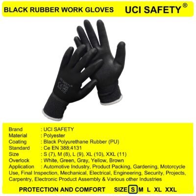 Uci Safety Pengaman kerja Palm Fit Proyek Polyurethane - Gambar 2