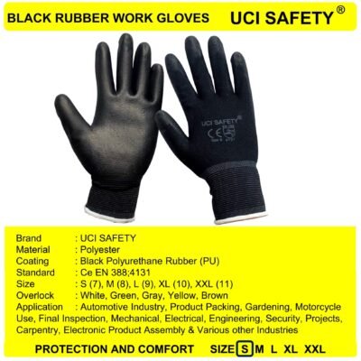 Gloves Proyek Hitam Tukang Montir