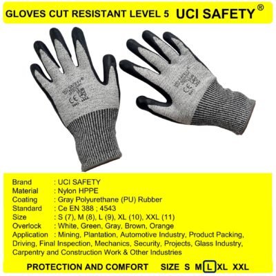 Sarung Tangan Safety Kerja Anti Gores Welding Tukang