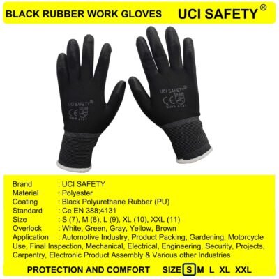 Uci Safety Palm Fit Tukang Bengkel Karet - Gambar 4