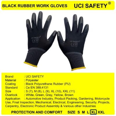 Uci Safety Kerja Berkebun Palmfit Coating Karet - Gambar 5