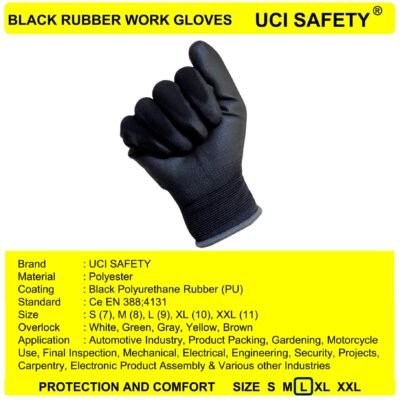 Uci Safety Packing Anti Slip PU Mekanik - Gambar 5