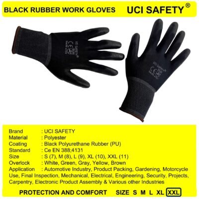 Uci Safety Polyester Palm Fit Proyek Montir