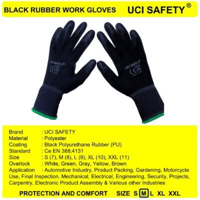Uci Safety Tukang Mekanik Polyester Bahan Nylon - Gambar 4