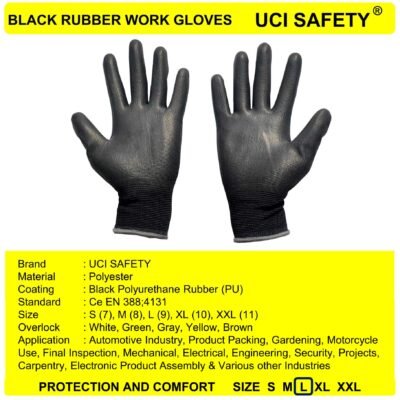 Uci Safety Bengkel Satpam Pengaman kerja Polyurethane - Gambar 3