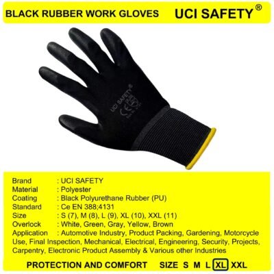 Gloves Bengkel Polyester Montir Tukang