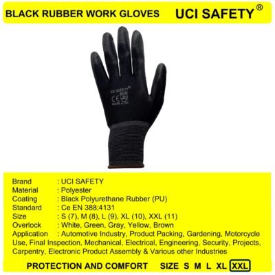 Uci Safety otomotif Polyester Bengkel Palmfit - Gambar 4
