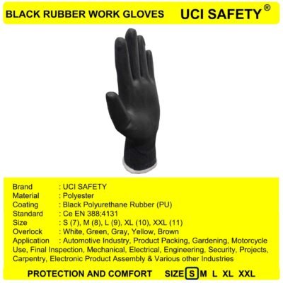 Uci Safety Palmfit Palm Fit Bahan Nylon Polyester - Gambar 3