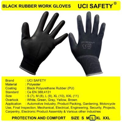 Uci Safety Industri Pengaman kerja otomotif Hand Gloves - Gambar 2