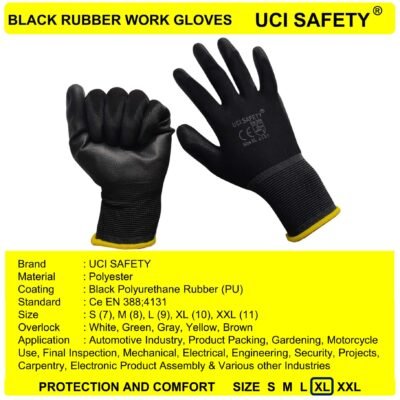 Uci Safety Palmfit Palm Fit Bahan Nylon Polyester