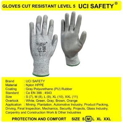 Gloves Anti Iris Telapak Tangan Berkebun - Gambar 4