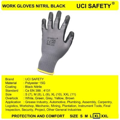 Uci Safety Work Greasy Mechanical En 388 - Gambar 5