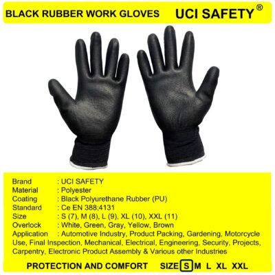 Uci Safety Security Bagunan Palm Fit Polyester - Gambar 4