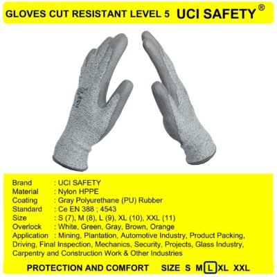 Sarung Tangan Welding Anti Gores Anti Slip - Gambar 4
