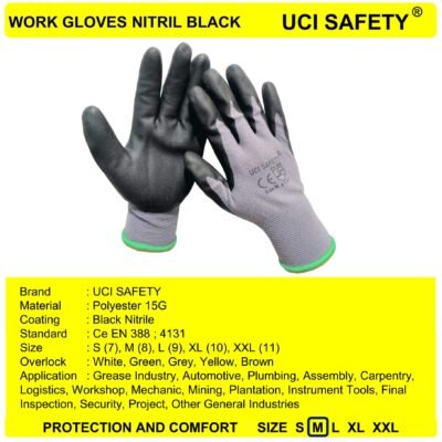 Uci Safety En 388 Tukang Kerja Teknik mesin