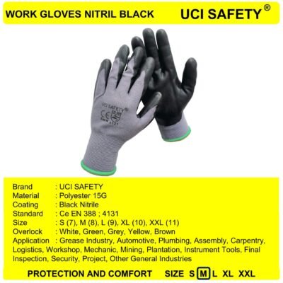 Uci Safety Work Pabrik Anti Slip Teknik Mesin - Gambar 2