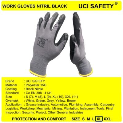 Gloves Electrical Otomotif Safety Gloves Bengkel - Gambar 2